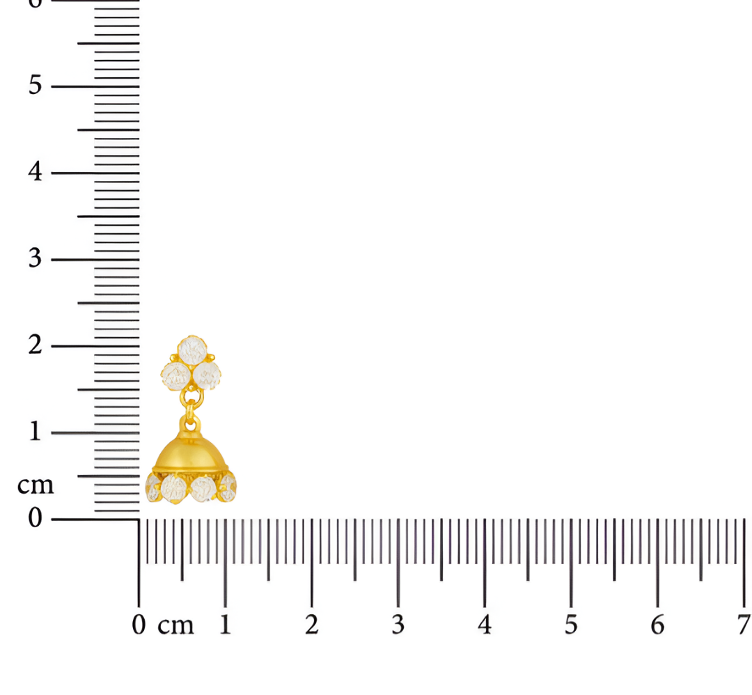 24K Gold Plated Pure Silver Jhumka – Lightweight & Allergy-Free